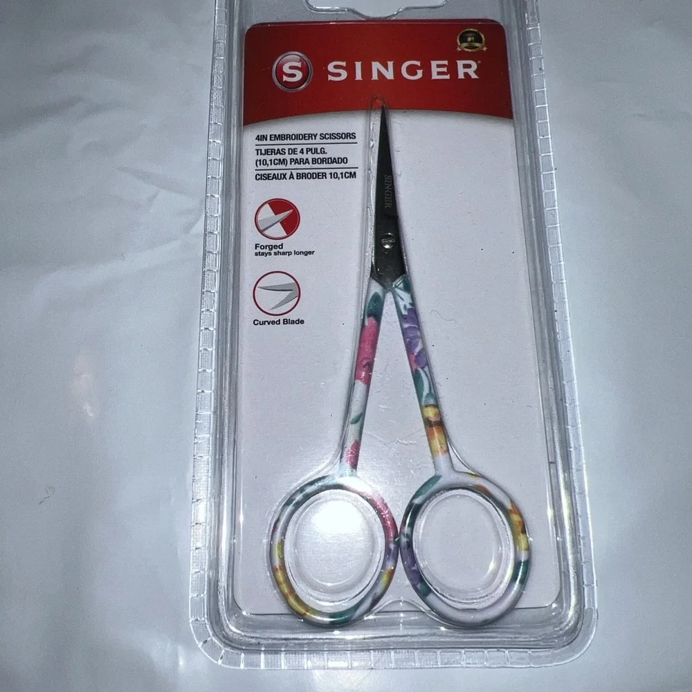 SINGER Curved Embroidery Scissors 4